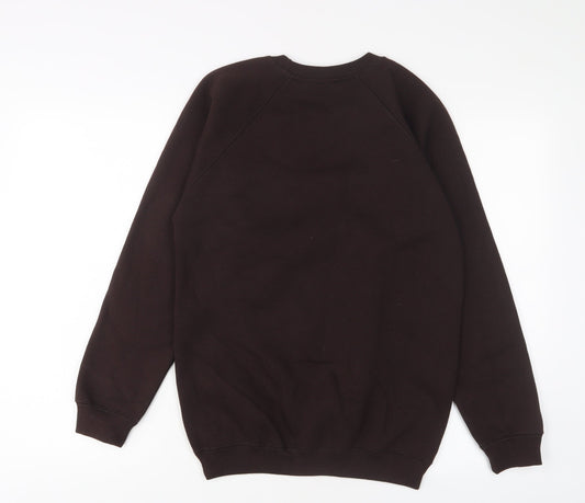 Sportex Boys Brown Cotton Pullover Sweatshirt Size 13 Years Pullover