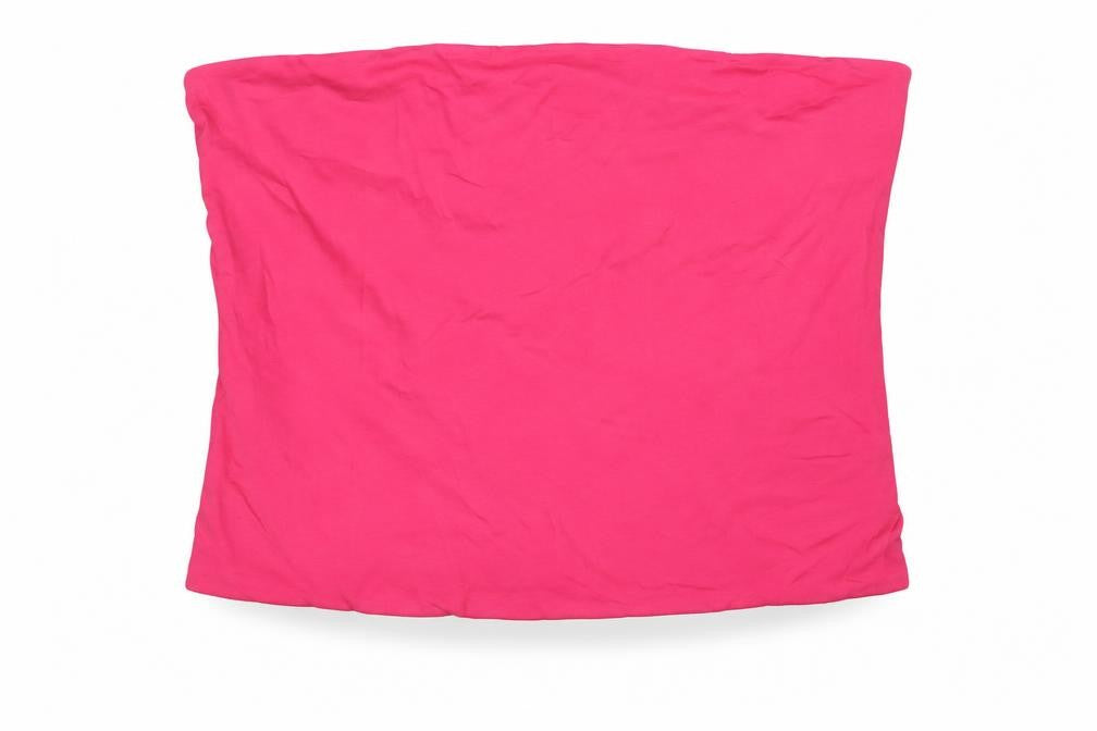 Marks and Spencer Womens Pink Cotton Basic Blouse Size XL Square Neck - Bandeau