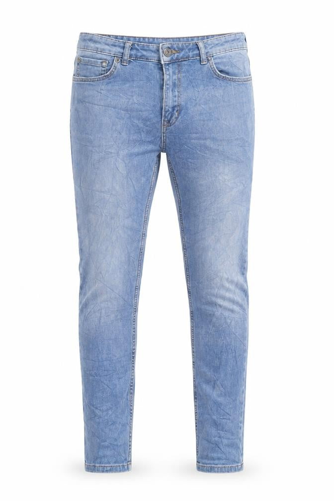 NEXT Mens Blue Cotton Blend Skinny Jeans Size 32 in L26 in Regular Zip