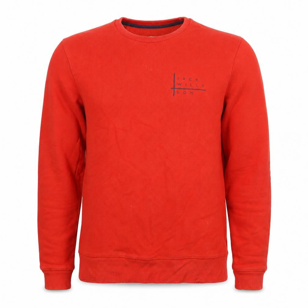 Mens UK S Regular Jack Wills Red Pullover Sweatshirt