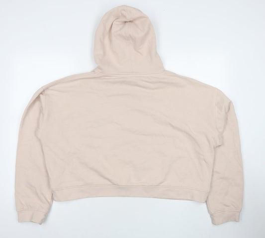 Nobody's child Womens Beige Cotton Pullover Hoodie Size XL Pullover