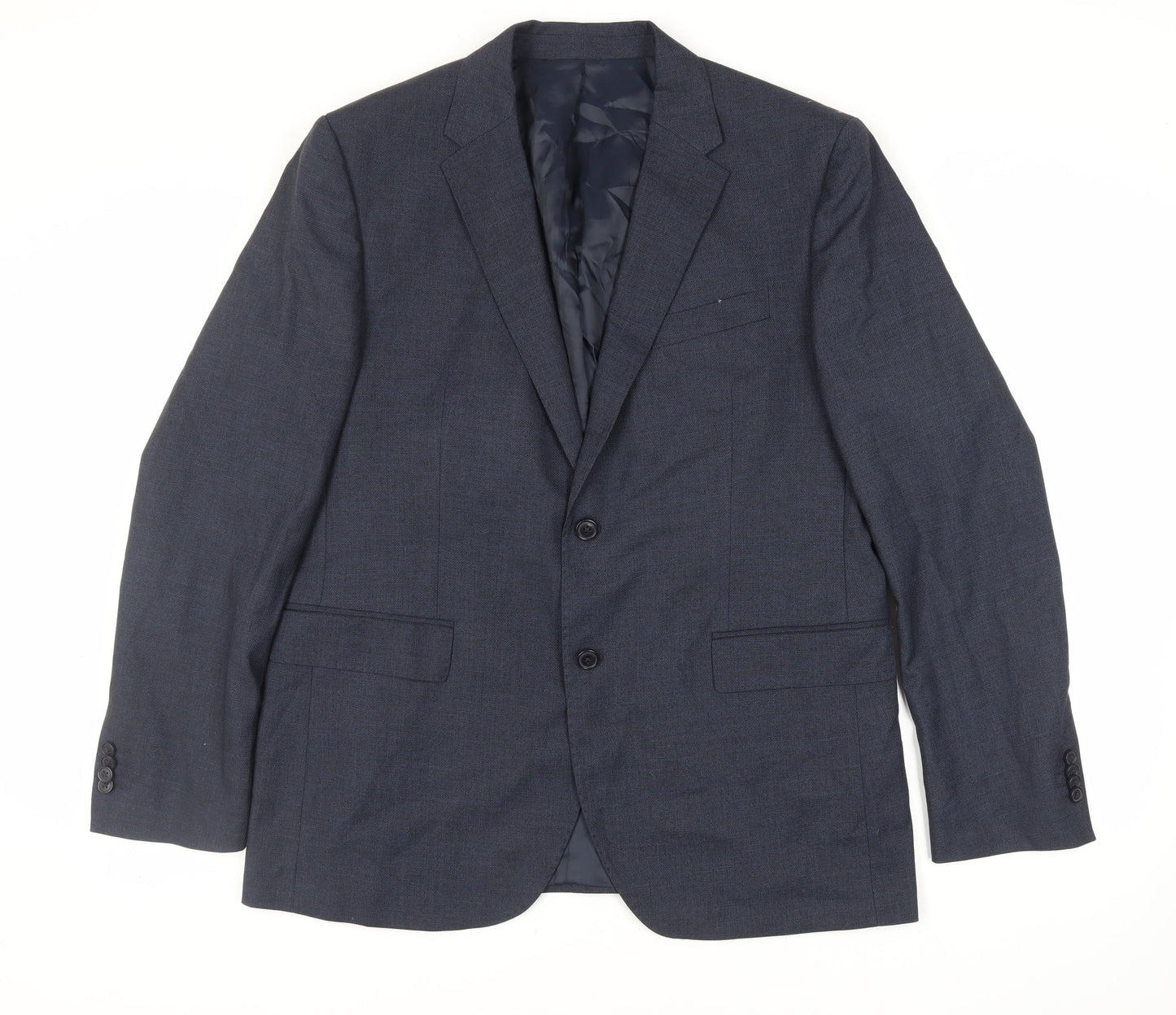 OVS Mens Blue Polyester Jacket Suit Jacket Size 46 Regular