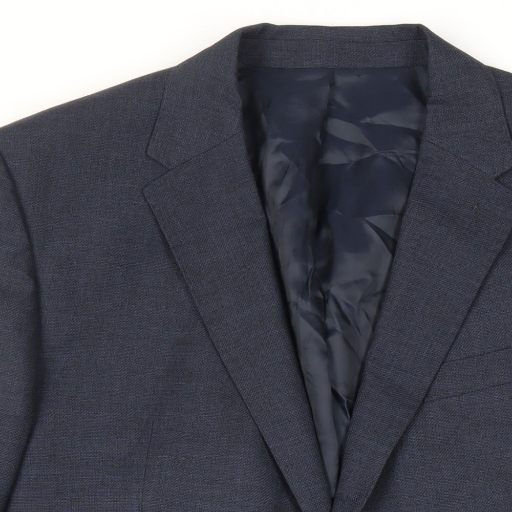OVS Mens Blue Polyester Jacket Suit Jacket Size 46 Regular