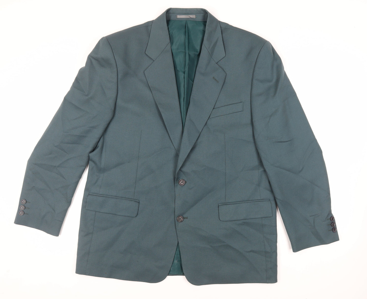 Berkertex Mens Green Wool Jacket Suit Jacket Size 44 Regular