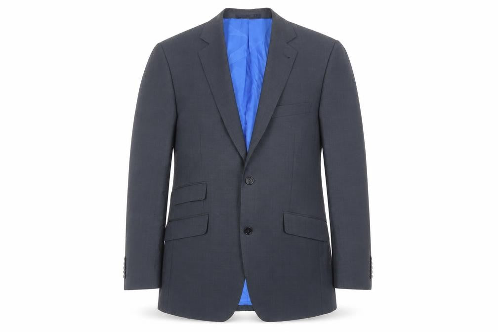 Mens 40 Chest Regular Hawes & Curtis Blue Two-Button