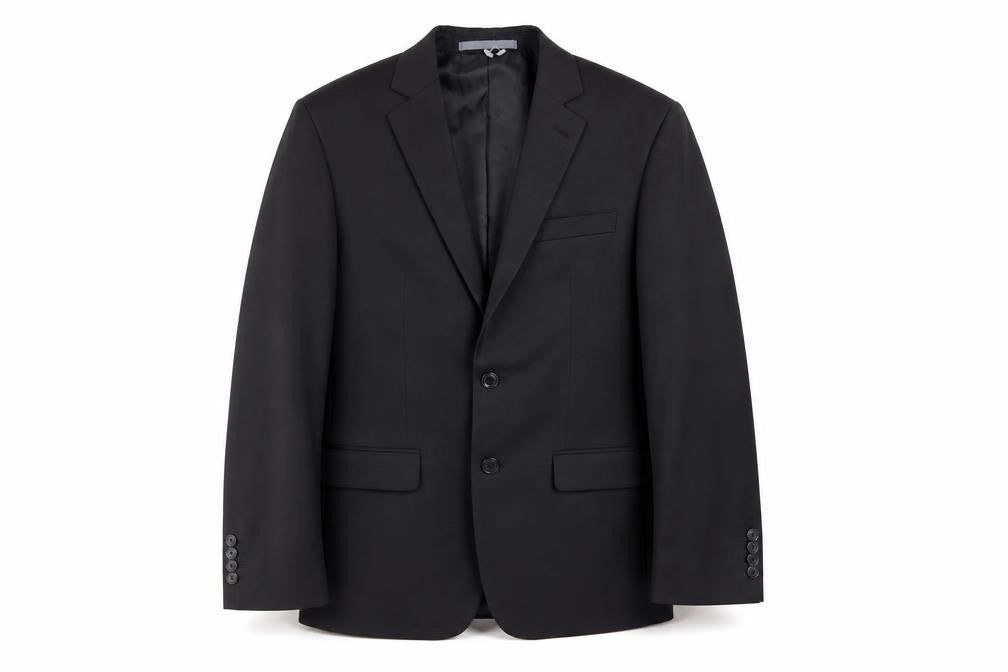 Marks and Spencer Mens Black Polyester Jacket Suit Jacket Size 36 Regular