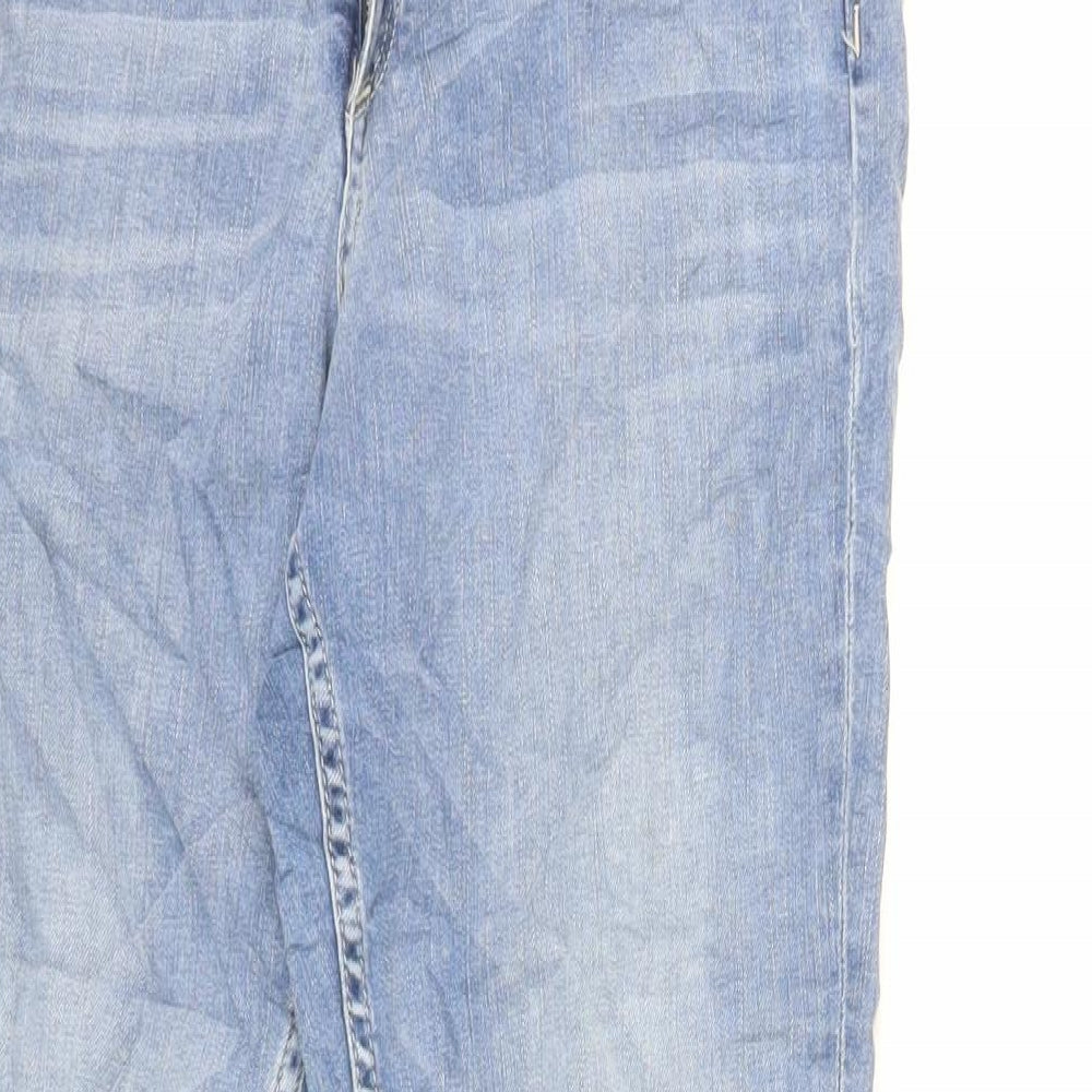 H&M Womens Blue Cotton Skinny Jeans Size 29 in L28 in Regular Zip
