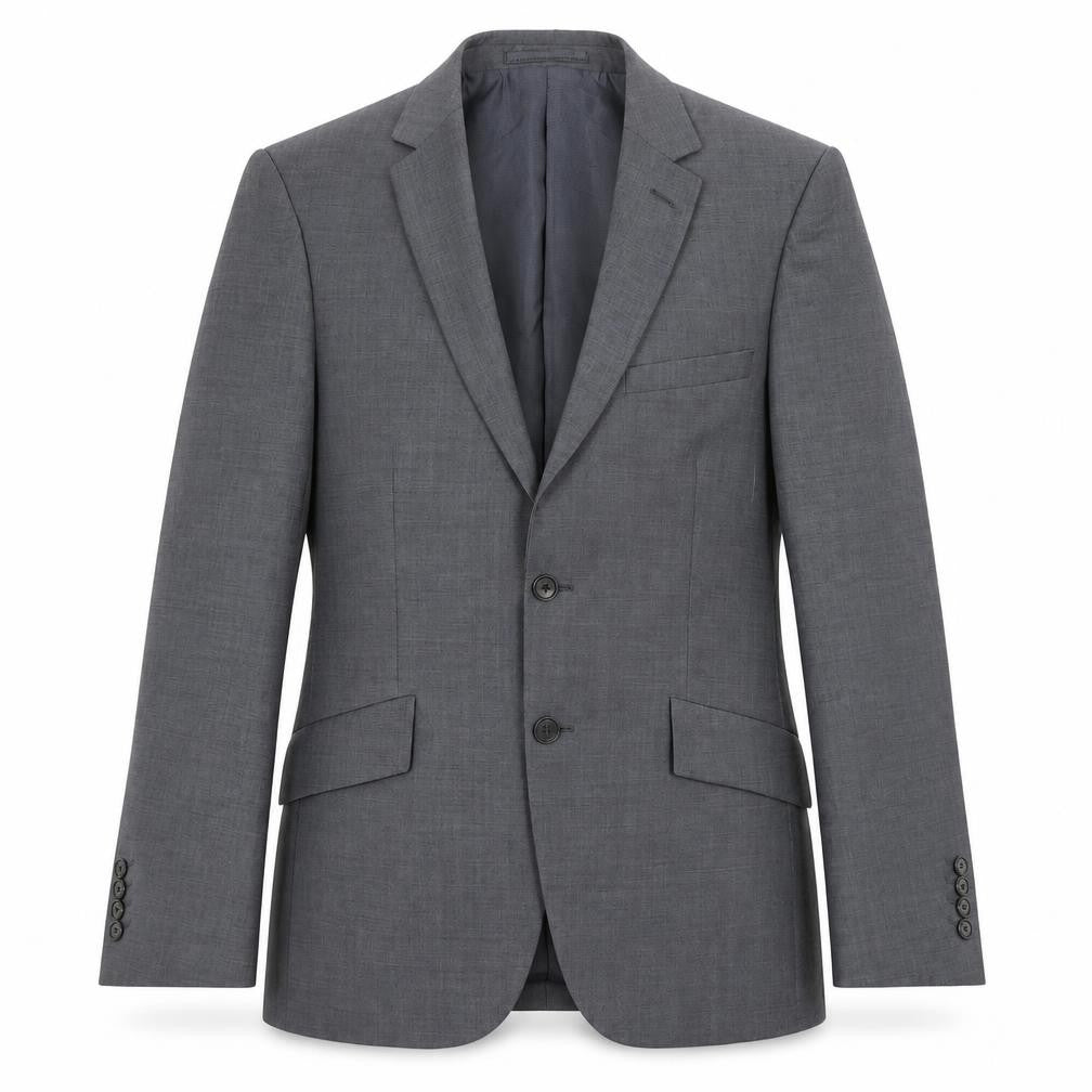 Marks and Spencer Mens Grey Wool Jacket Blazer Size 38 Regular