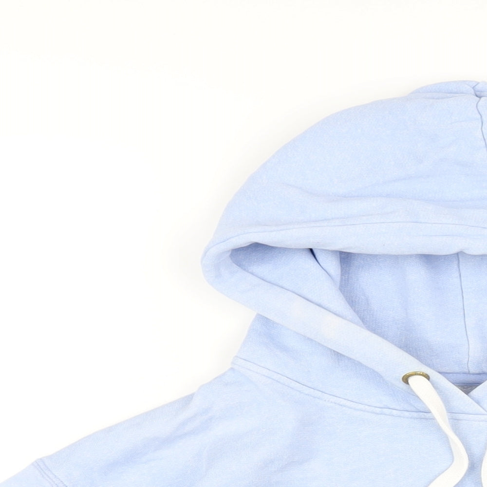 Jack Wills Womens Blue Cotton Pullover Hoodie Size 8 Pullover