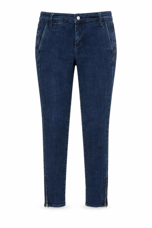 Gap Womens Blue Cotton Skinny Jeans Size 10 L26 in Regular Button