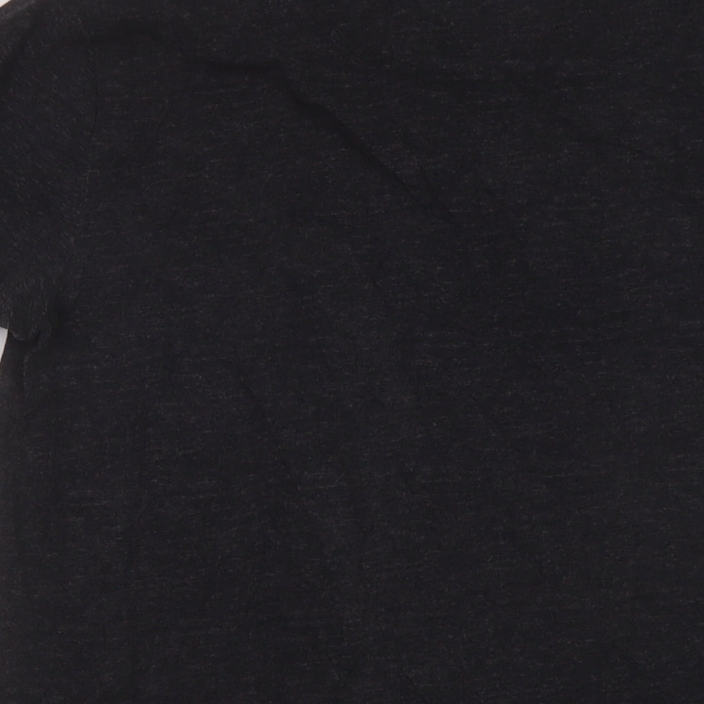 Hollister Mens Grey Cotton T-Shirt Size S Crew Neck
