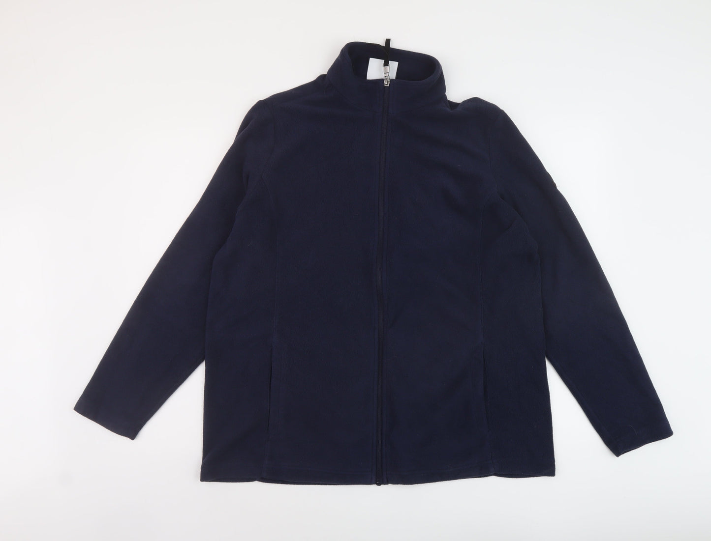 T9OG24 Womens Blue Jacket Size 18 Zip