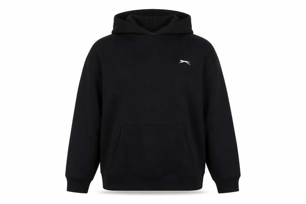 Womens UK 14 Regular Slazenger Black Pullover Hoodie
