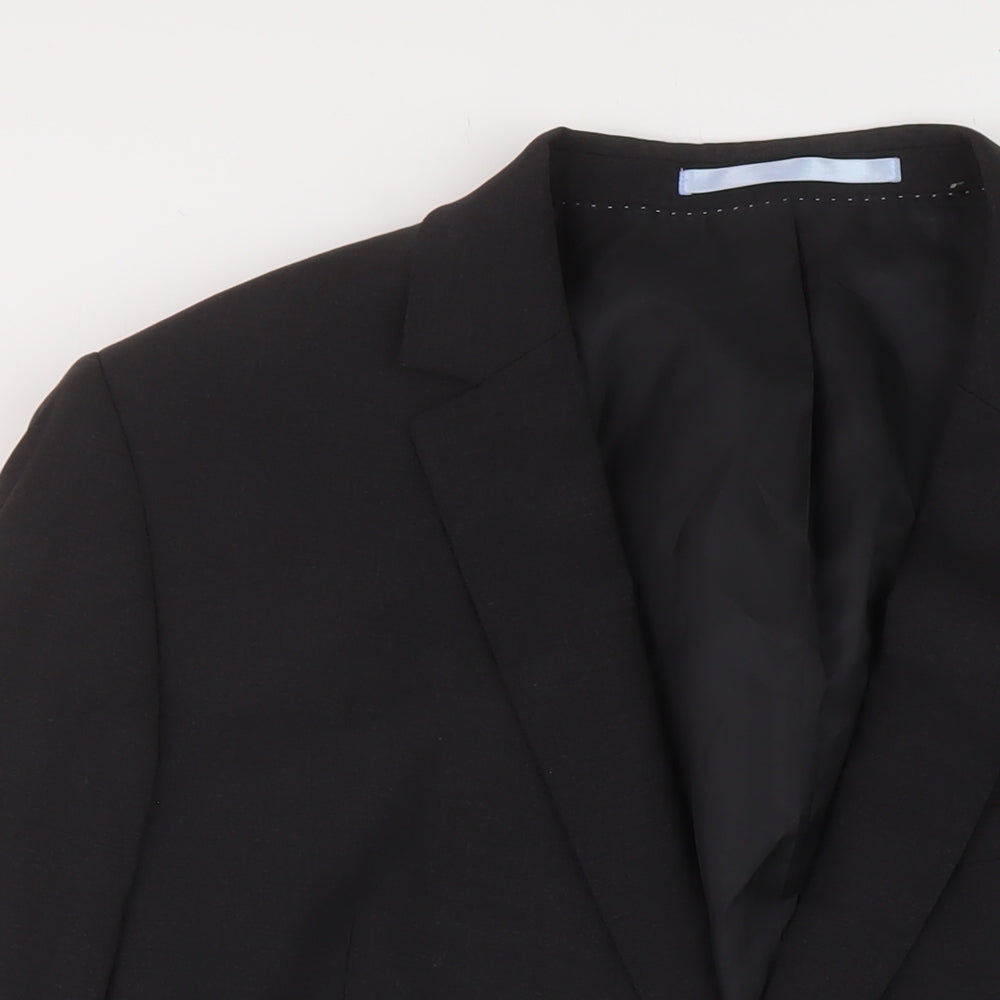 Blazer Mens Grey Wool Jacket Suit Jacket Size 44 Regular