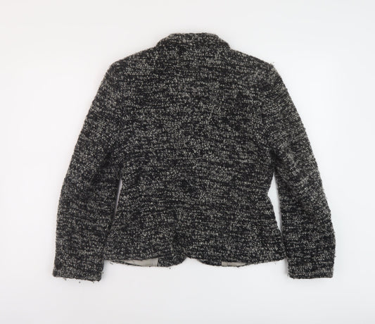 Per Una Womens Grey Jacket Size 10 Button