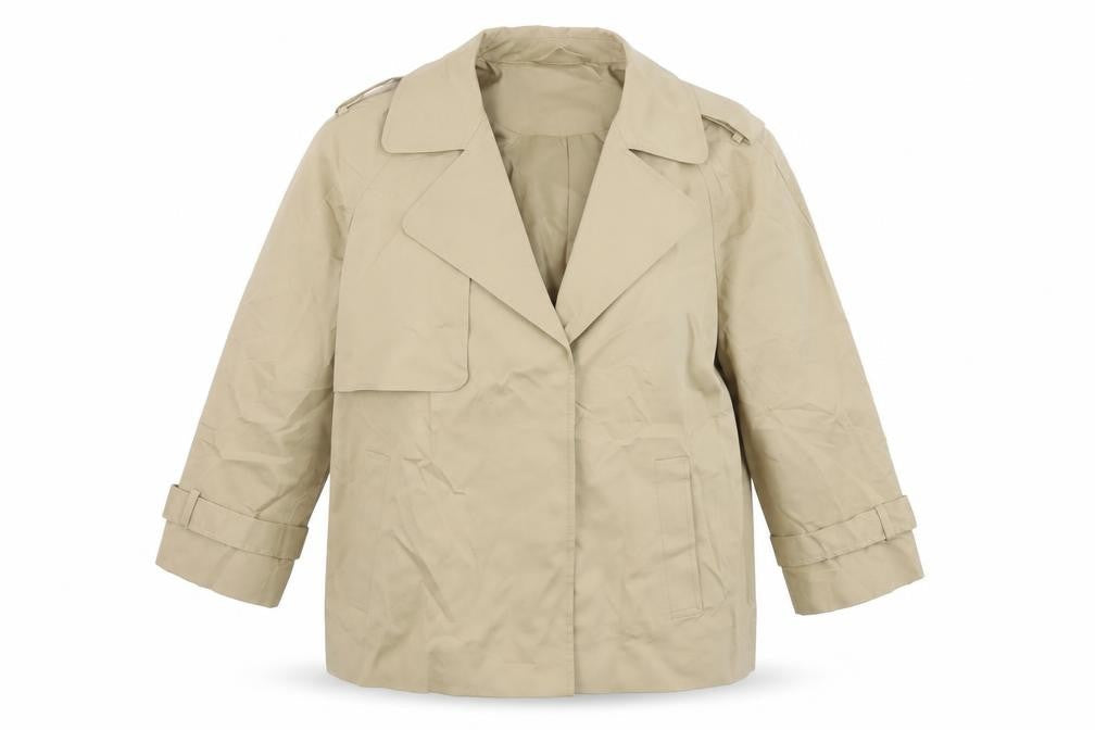 Marks & Spencer Womens Beige Jacket Size 16 Button