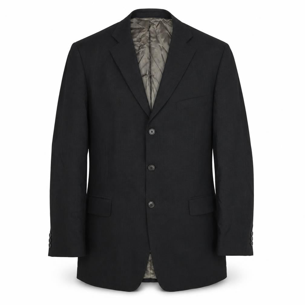 Marks and Spencer Mens Black Wool Jacket Suit Jacket Size 42 Regular