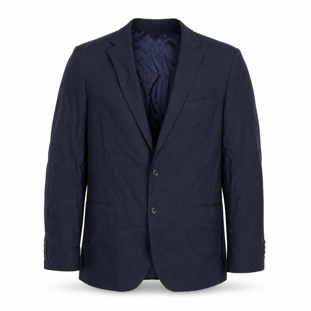 Marks and Spencer Mens Blue Polyester Jacket Suit Jacket Size 44 Regular