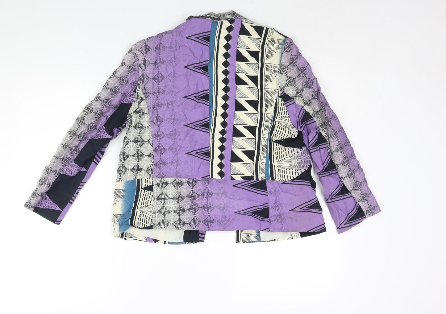 River Island Womens Multicoloured Geometric Kimono Jacket Size 12
