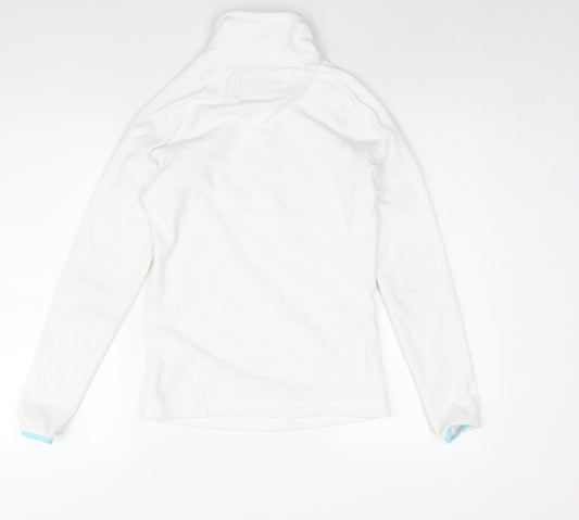 O'Neill Womens White Polyester Pullover Sweatshirt Size 8 Zip - Logo