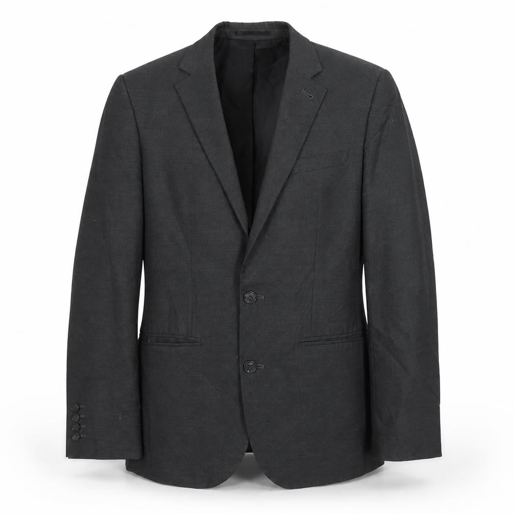 ASOS Mens Grey Polyester Jacket Suit Jacket Size 38 Regular