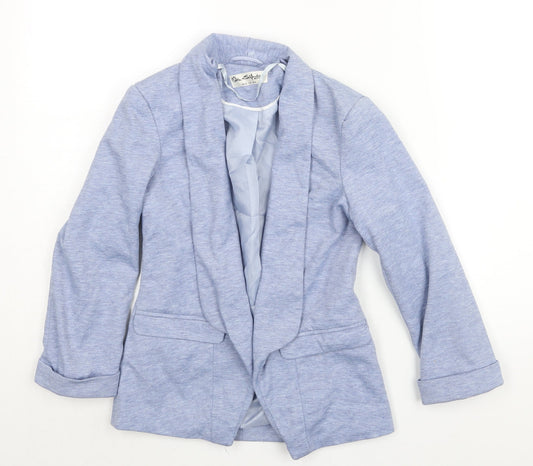 Miss Selfridge Womens Blue Jacket Size 4