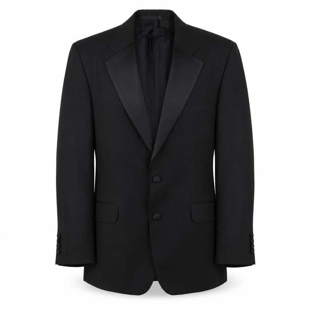 Mr Harry Mens Black Wool Jacket Suit Jacket Size 42 Regular
