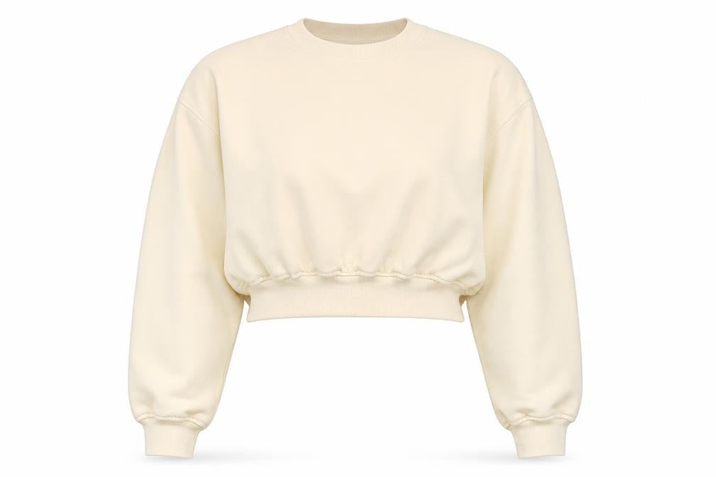 Zara Womens Beige Cotton Pullover Sweatshirt Size M Pullover