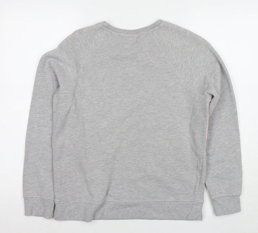 NEXT Womens Grey Cotton Pullover Sweatshirt Size S Pullover