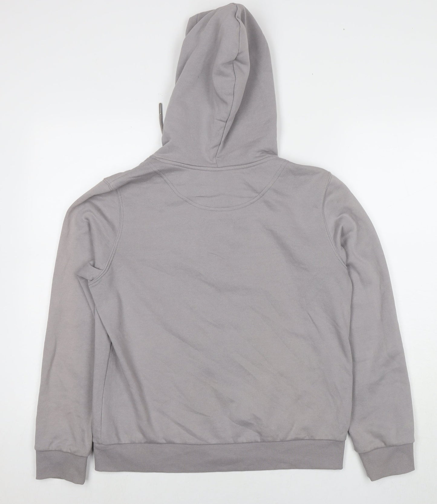 H&M Mens Beige Cotton Full Zip Hoodie Size S
