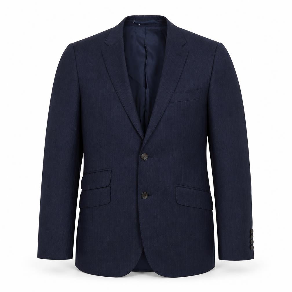 Marks and Spencer Mens Blue Wool Jacket Suit Jacket Size 38 Regular