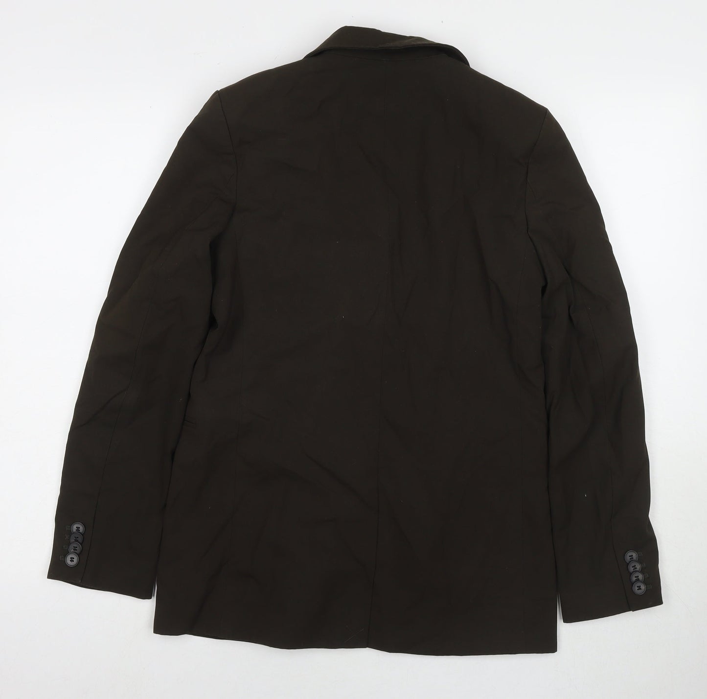H&M Womens Green Jacket Blazer Size XS Button