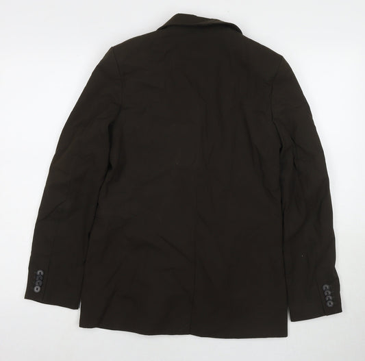 H&M Womens Green Jacket Blazer Size XS Button