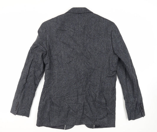 Marks and Spencer Mens Blue Polyester Jacket Blazer Size 40 Regular