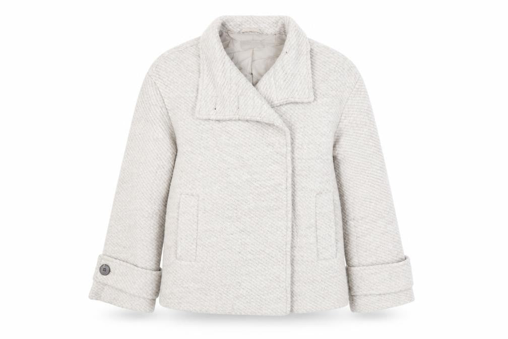 Marks & Spencer Womens Grey Jacket Size S Button
