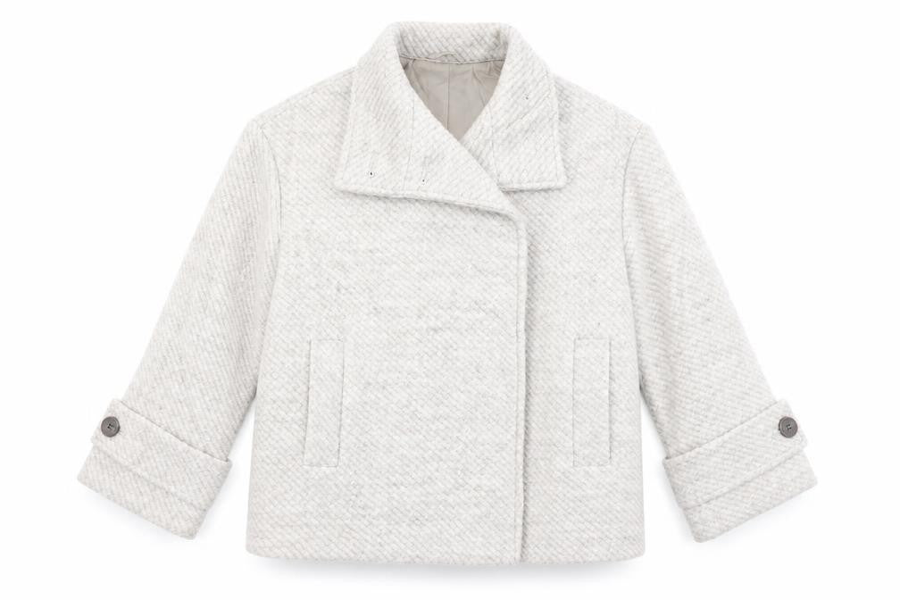 Marks & Spencer Womens Grey Jacket Size M Button