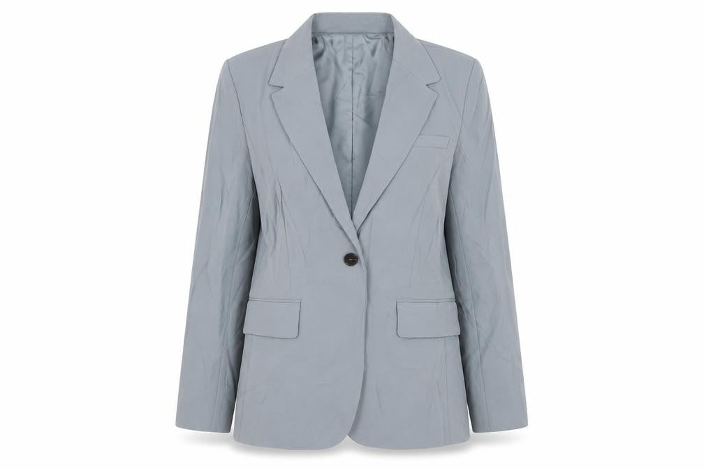 Zara Womens Green Jacket Blazer Size M Button