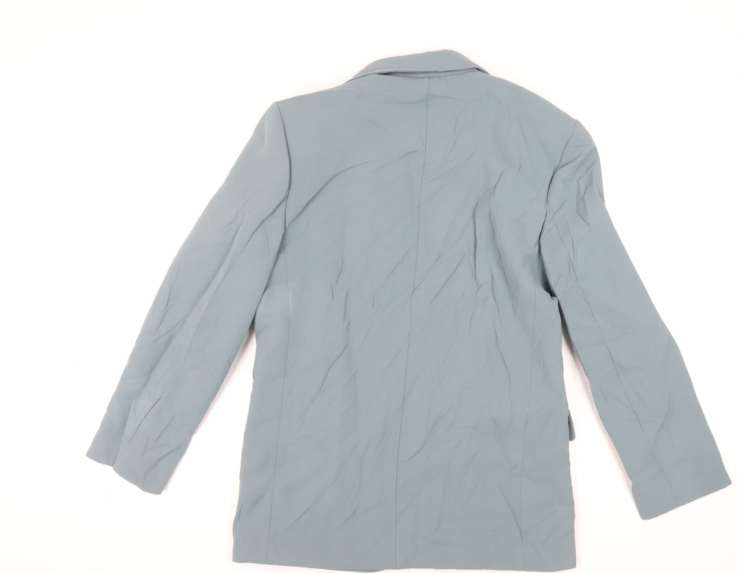Zara Womens Green Jacket Blazer Size M Button