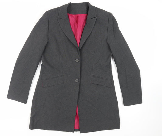 Dorothy Perkins Womens Green Jacket Blazer Size 14 Button - Vintage