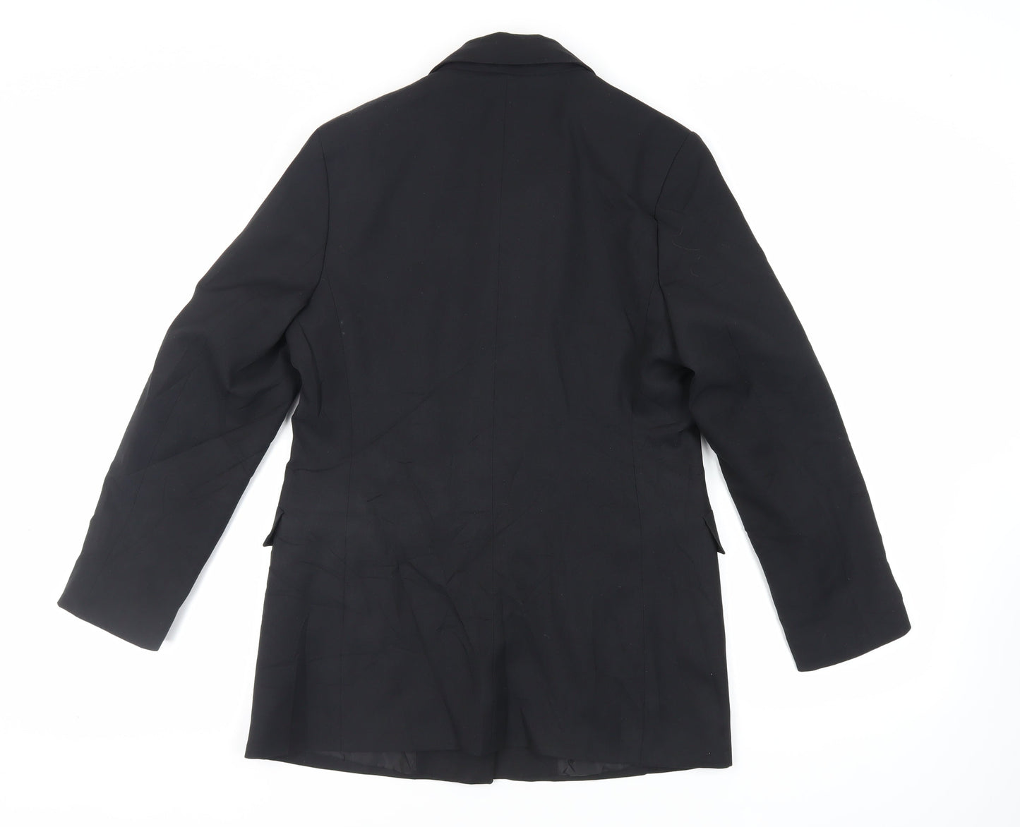 Modern Classics Womens Black Jacket Blazer Size 12 Button - Vintage