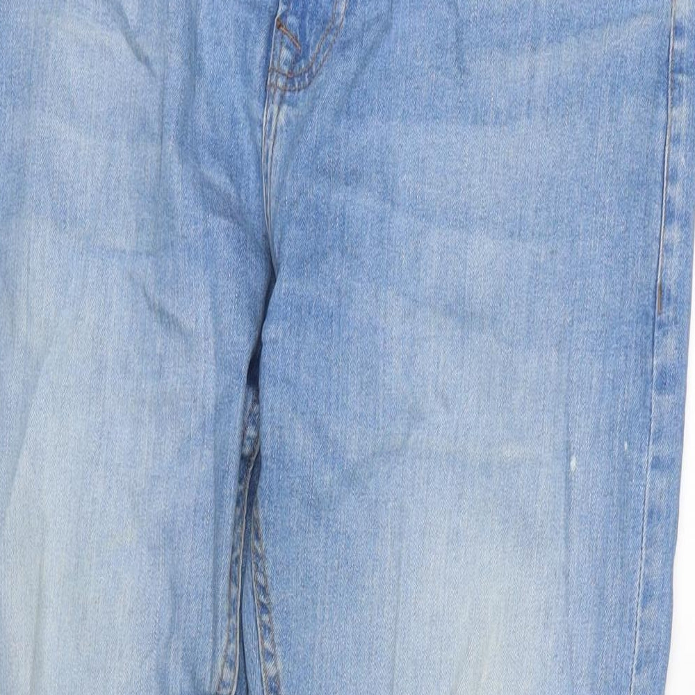 NEXT Mens Blue Cotton Blend Skinny Jeans Size 32 in L30 in Regular Zip