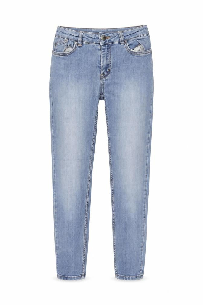 Crista Leonard Womens Blue Cotton Skinny Jeans Size 26 in L26 in Regular Zip