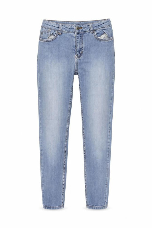 Crista Leonard Womens Blue Cotton Skinny Jeans Size 26 in L26 in Regular Zip