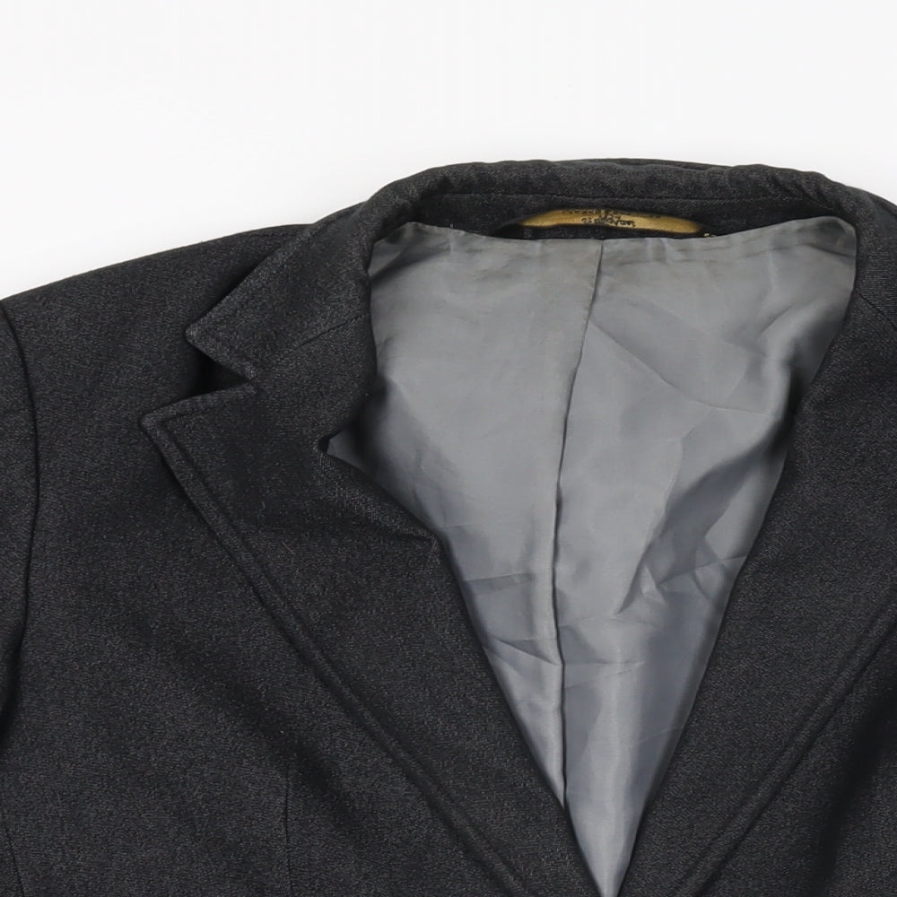 Marks and Spencer Womens Grey Jacket Blazer Size 8 Button