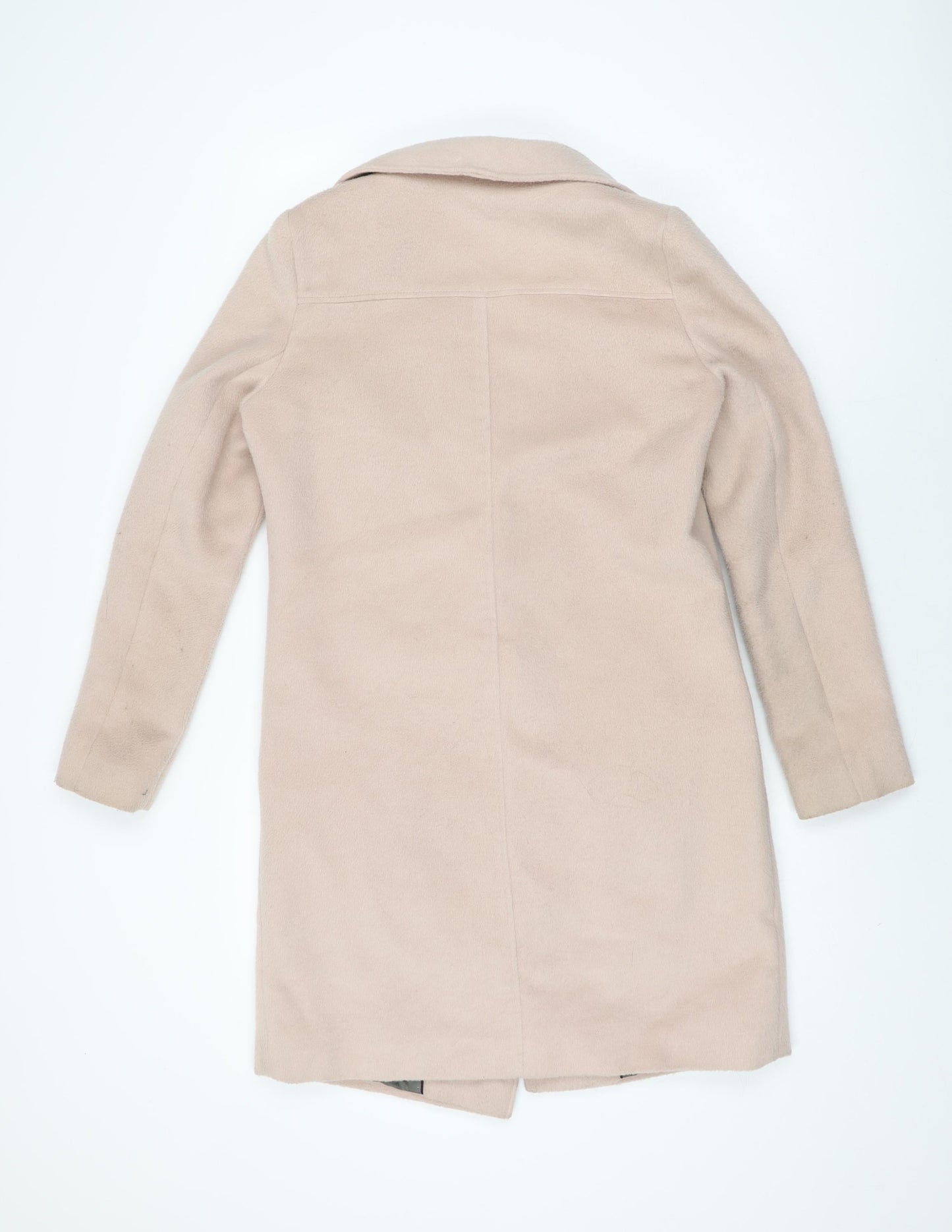 NEXT Womens Pink Overcoat Coat Size 8 Hook & Eye