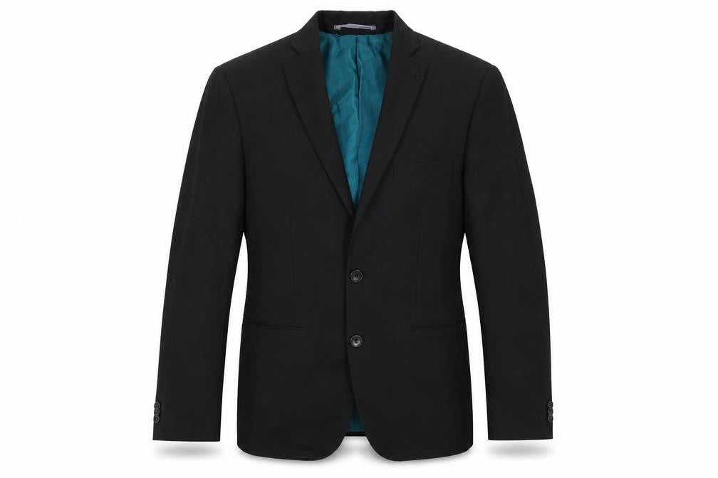 Marks and Spencer Mens Black Viscose Jacket Suit Jacket Size 40 Regular