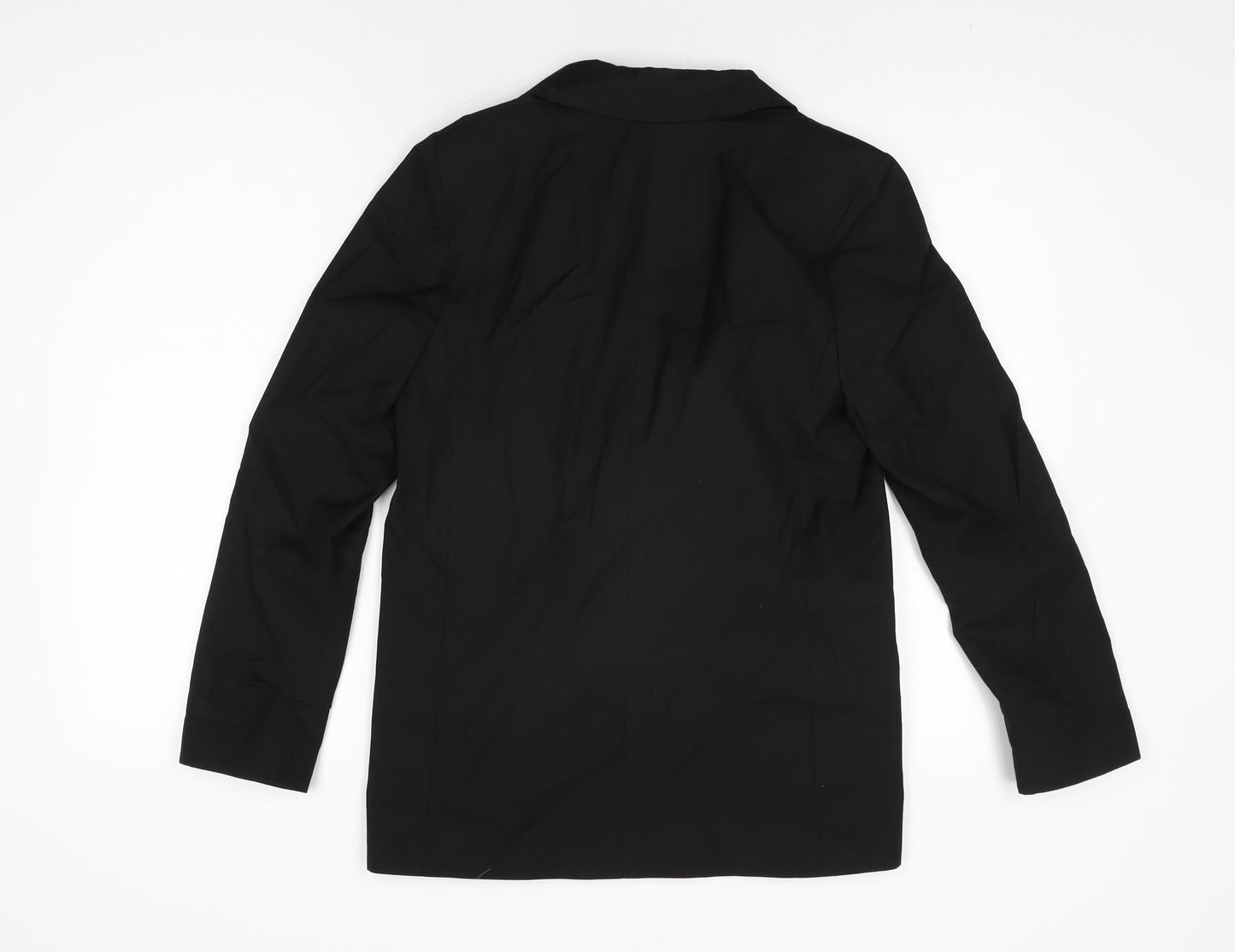 River Island Womens Black Jacket Blazer Size 6 Button