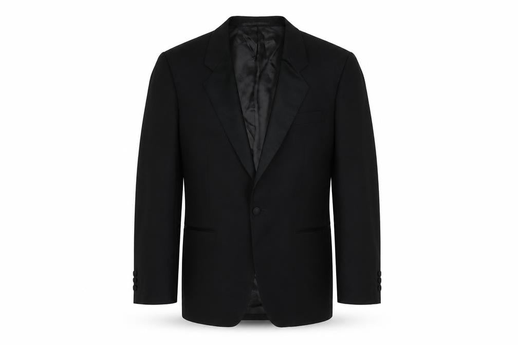 Hugo James Mens Black Wool Jacket Suit Jacket Size 36 Regular