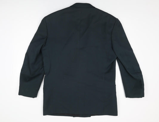 Lincroft Mens Green Polyester Jacket Suit Jacket Size 40 Regular