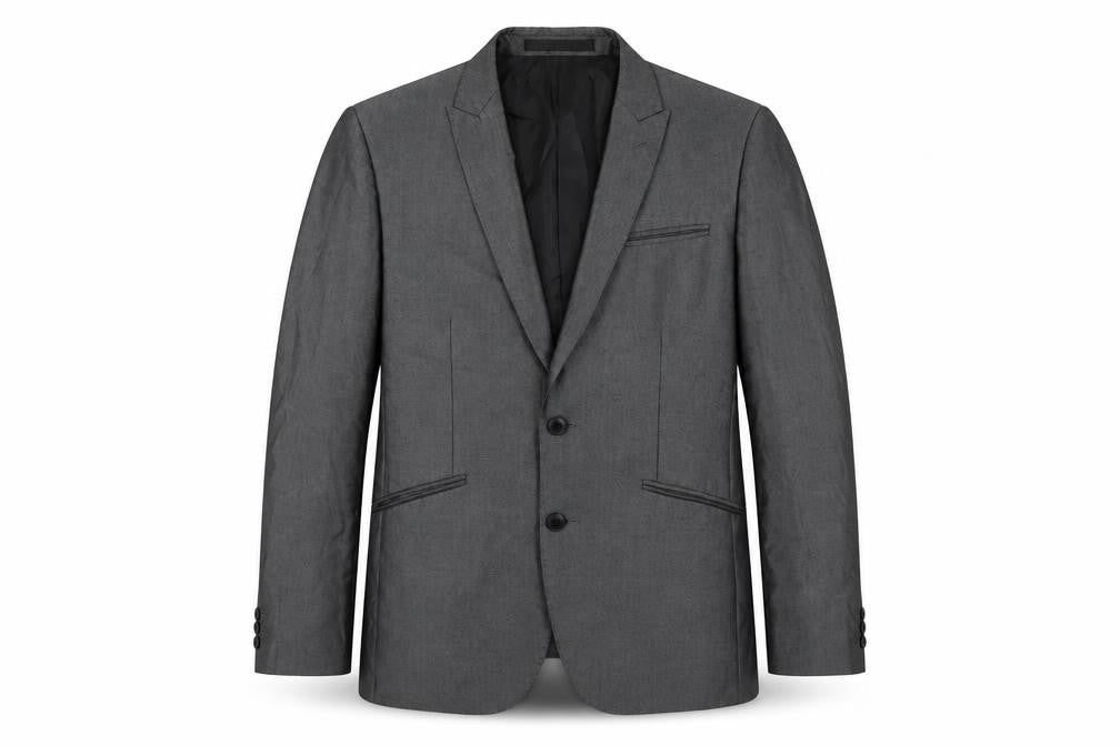 Marks and Spencer Mens Grey Polyester Jacket Suit Jacket Size 38 Regular